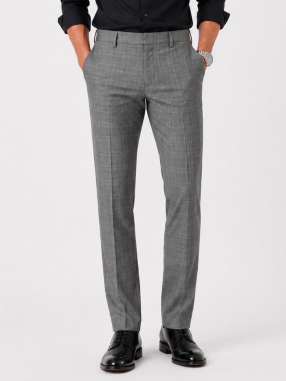 Perry Ellis Gray Twill Slim Fit Dress Pants 32x32 NWOT